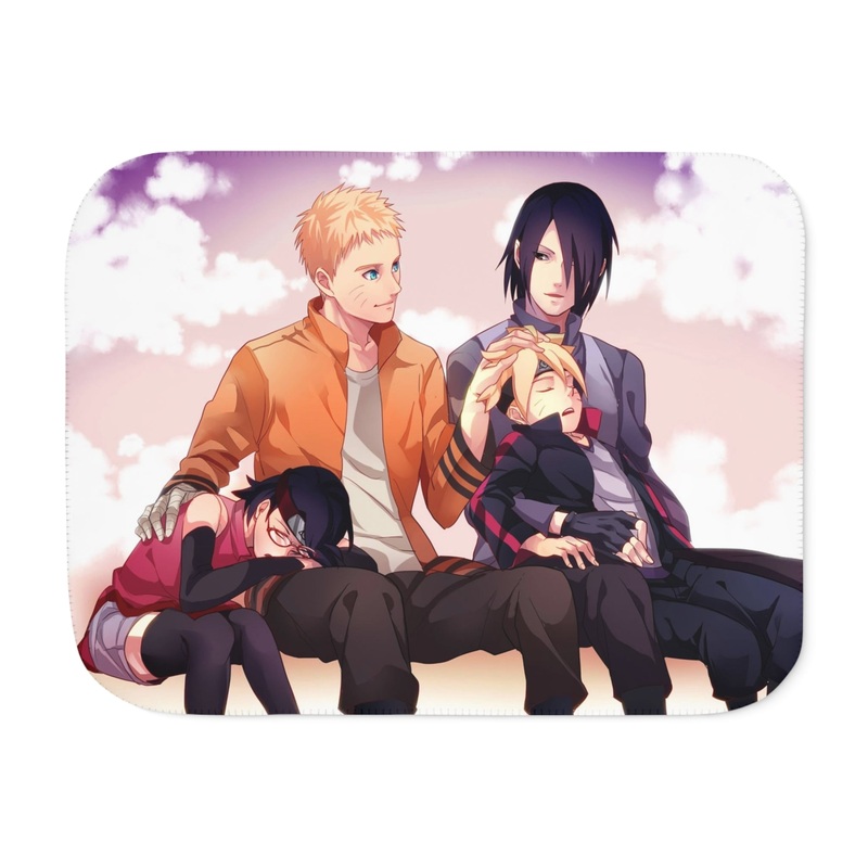Anime Boruto Sherpa Blanket