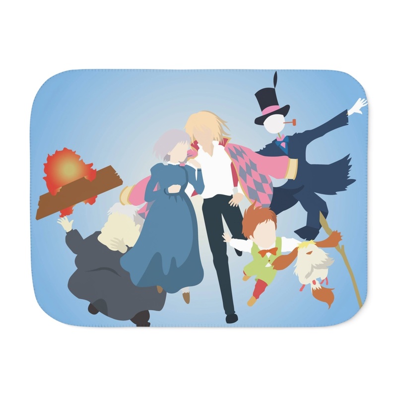 Anime Howl’s Moving Castle Sherpa Blanket