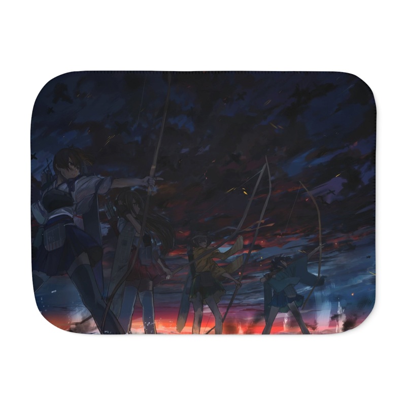 Anime Kantai Collection Sherpa Blanket