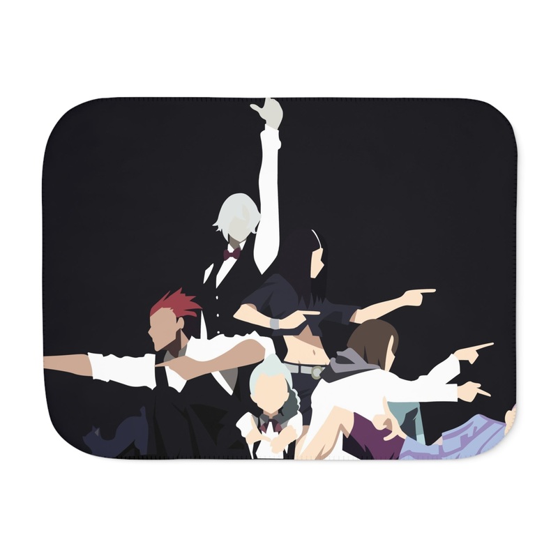 Death Parade Minimalist V1 Sherpa Blanket