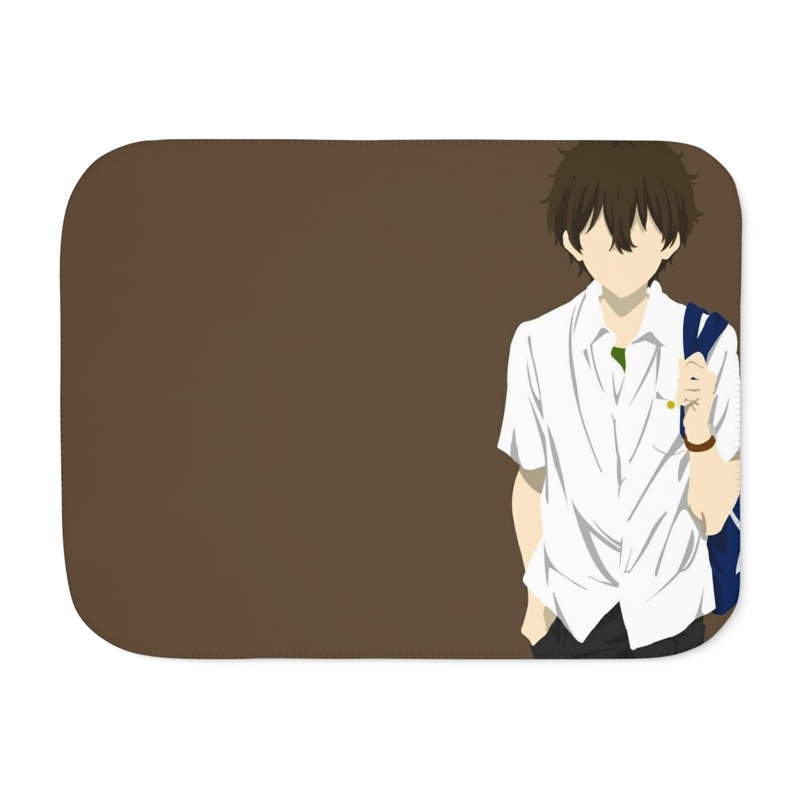 Htar Oreki Minimalist Sherpa Blanket