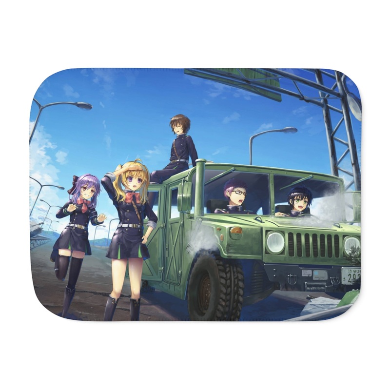 Seraph of the End Sherpa Blanket