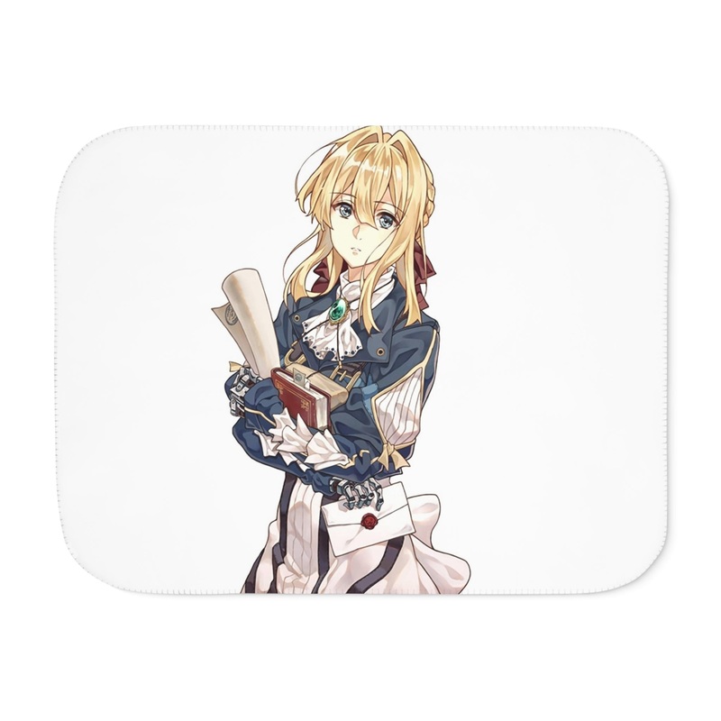 Violet Evergarden Sherpa Blanket