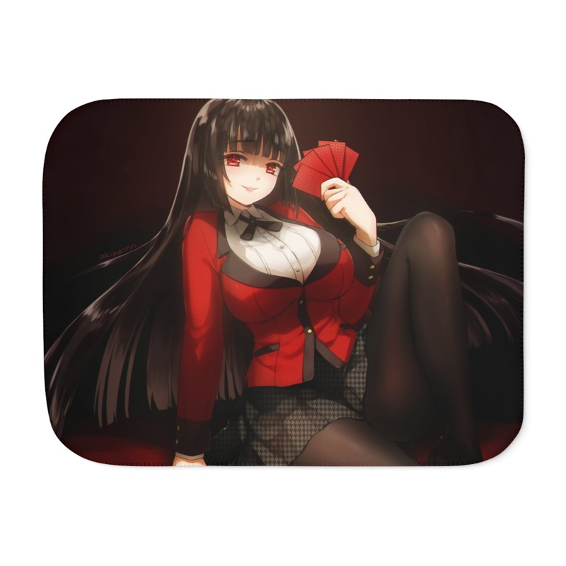 Yumeko Jabami Sherpa Blanket