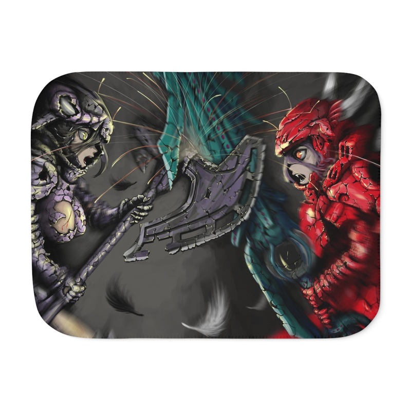 Albedo Vs Shaltear Sherpa Blanket