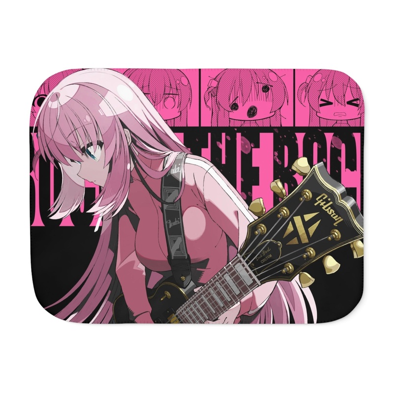 Anime Bocchi the Rock Sherpa Blanket
