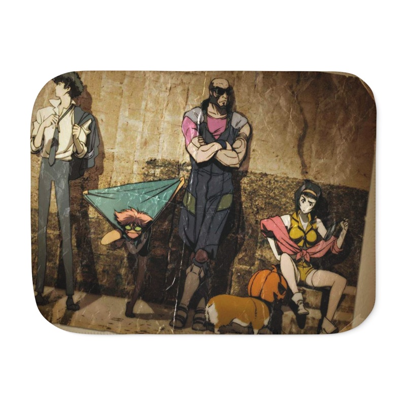 Anime Cowboy Bebopr Sherpa Blanket