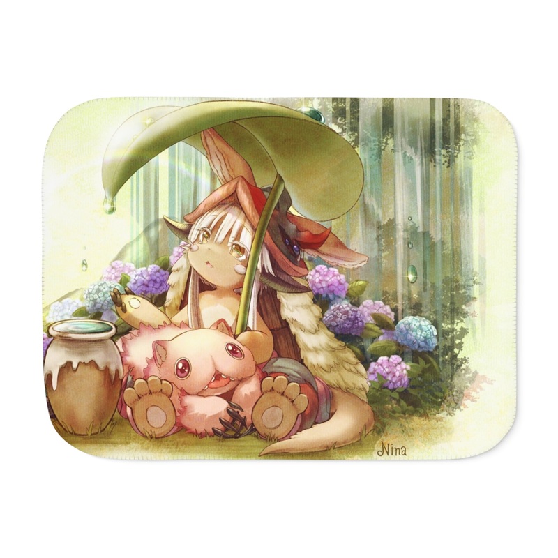 Anime Made In A Sherpa Blanket
