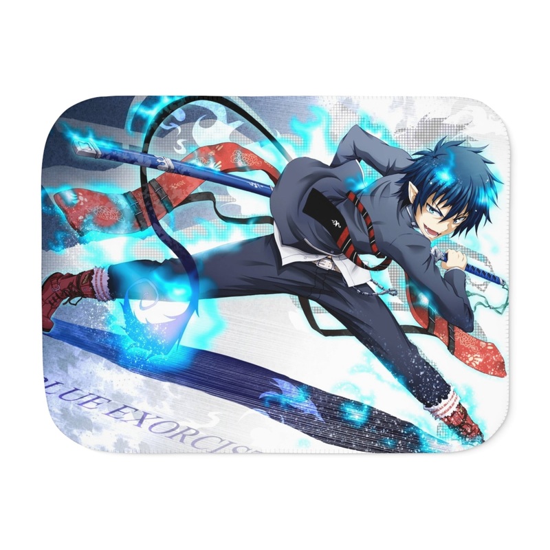 Anime Blue Exorcistr Sherpa Blanket