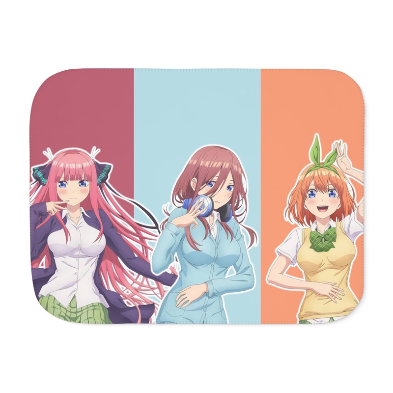 5Toubun no Hanayome 21:9 Ultrawide Sherpa Blanket