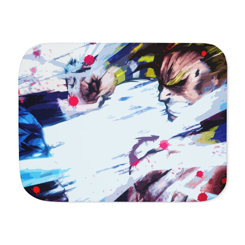 All Might VS All For One Sherpa Blanket