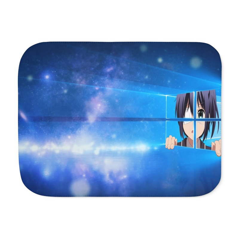 Windows 10 Rikka Chuunibyou Sherpa Blanket