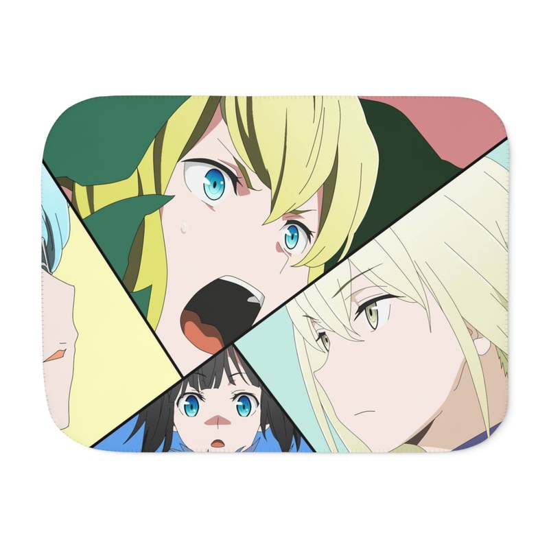Aiz,Hestia,Lyon and Andromeda Sherpa Blanket
