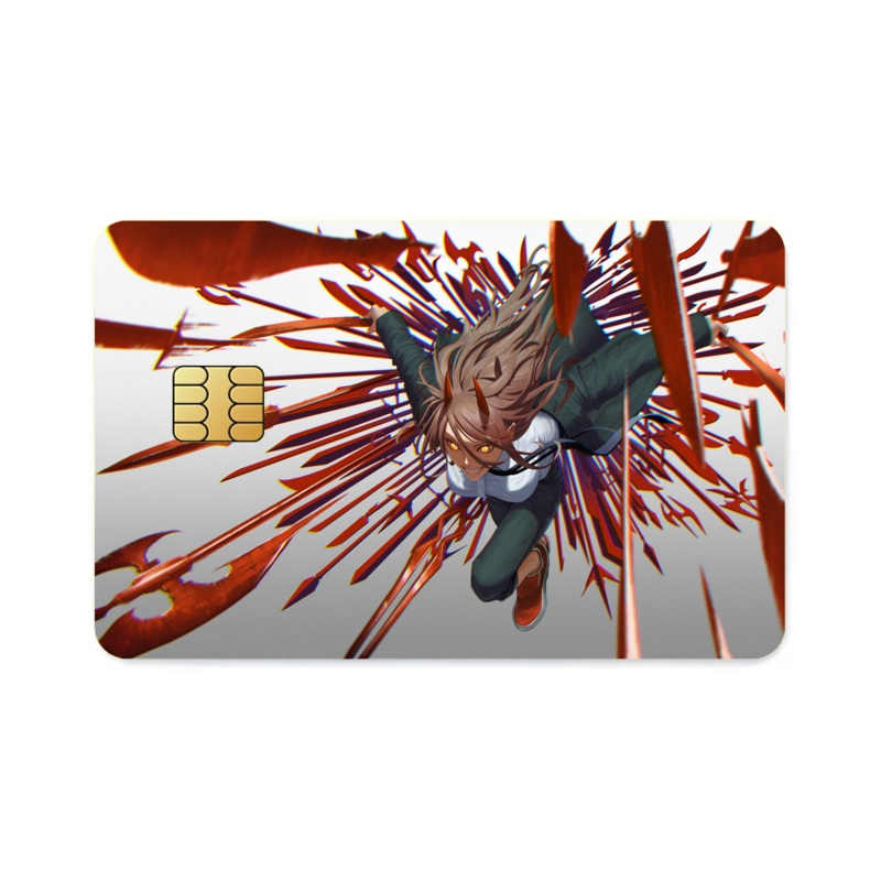 Anime Chainsaw Man Credit Card Skins (4-in-1 Pack)