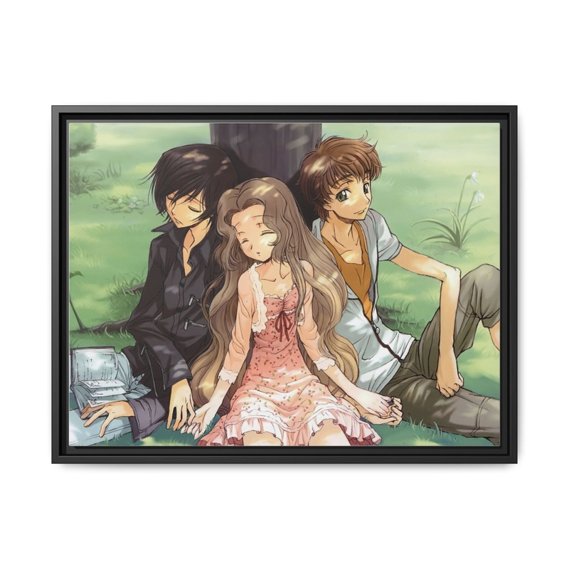 Anime Code Geass Canvas Framed Art Print