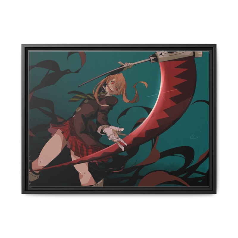 Anime Soul Eaterr Canvas Framed Art Print