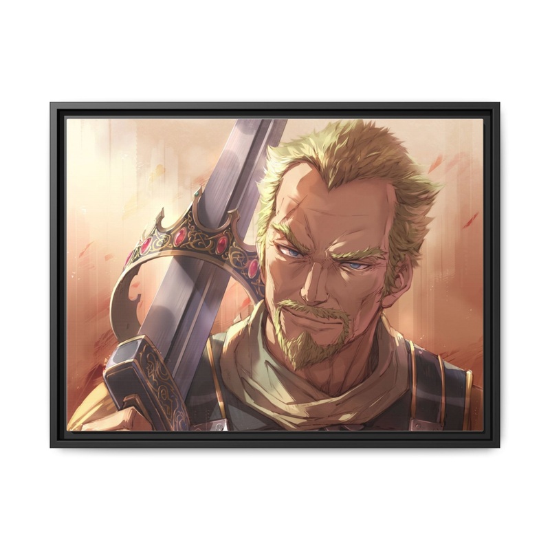 Anime Vinland Saga Canvas Framed Art Print