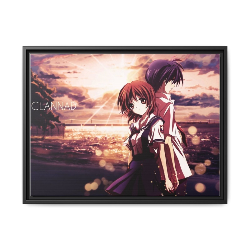 Clannad Tomoya Okazaki, Nagisa Furukawa Canvas Framed Art Print