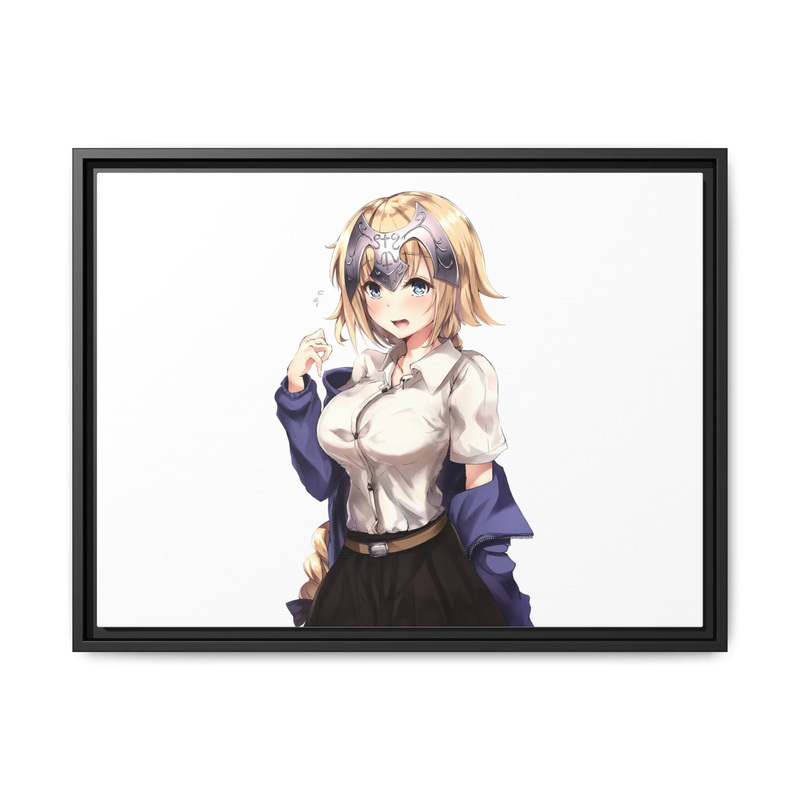 Jeanne Canvas Framed Art Print