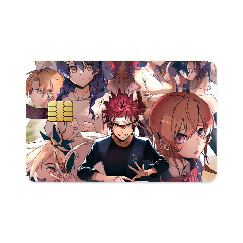 Rind Kobayashi Alice Nakiri Erina Nakiri and Takumi Aldini  Credit Card Skins (4-in-1 Pack)