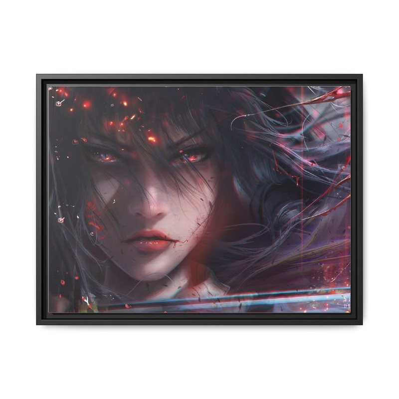 Akame Canvas Framed Art Print