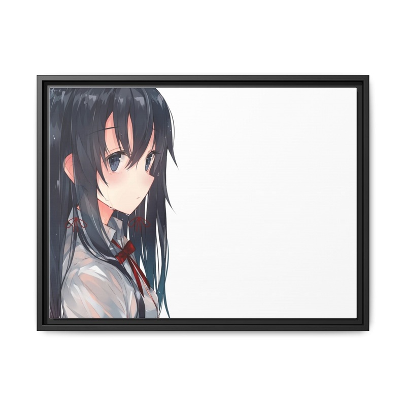 Yukino Yukinoshita Canvas Framed Art Print