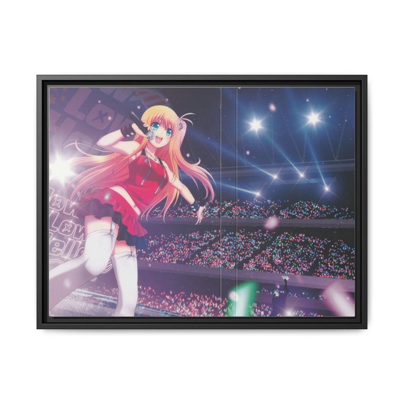 Yusa Nishimori Singing Canvas Framed Art Print