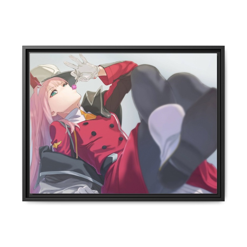 Zero Two Canvas Framed Art Print