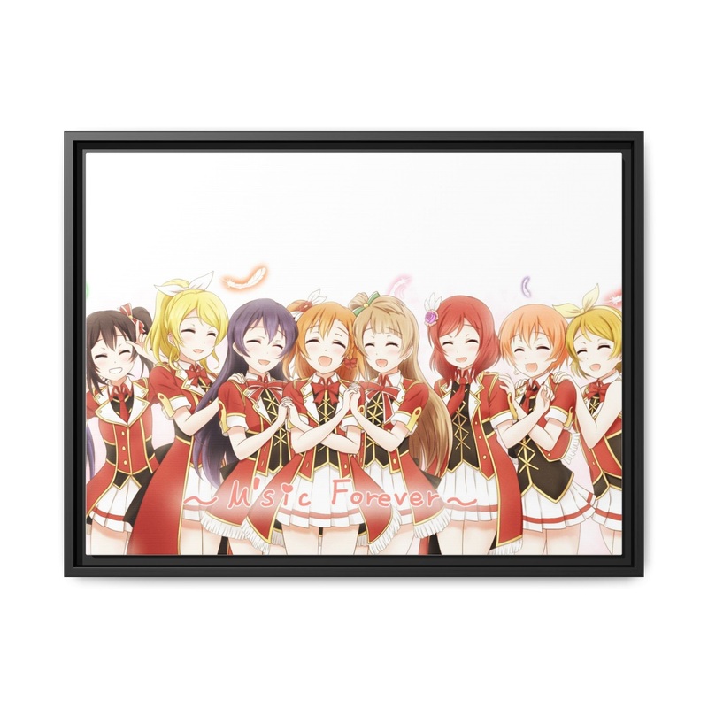 ‘sic Forever Canvas Framed Art Print