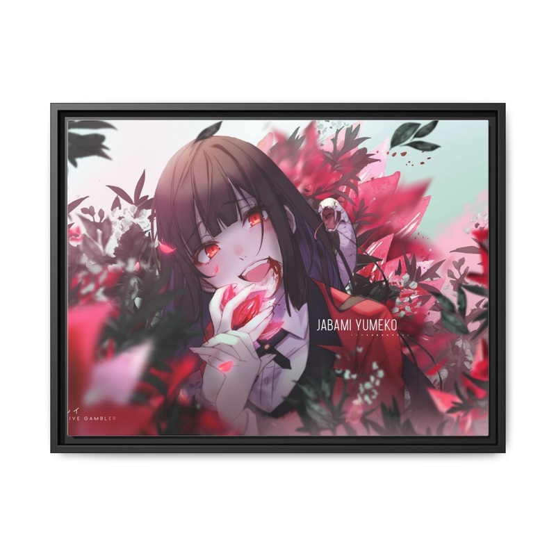 Yumeko Jabami Canvas Framed Art Print