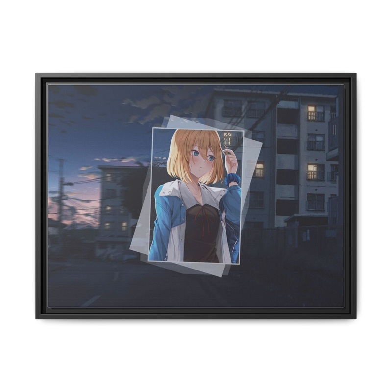 Ai Hayasaka Canvas Framed Art Print