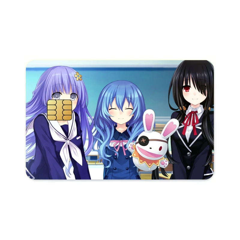 Anime Date A Live  Credit Card Skins (4-in-1 Pack)