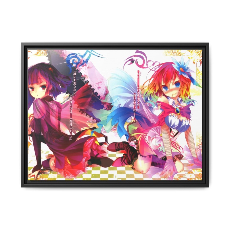 Zell and Stephanie Canvas Framed Art Print