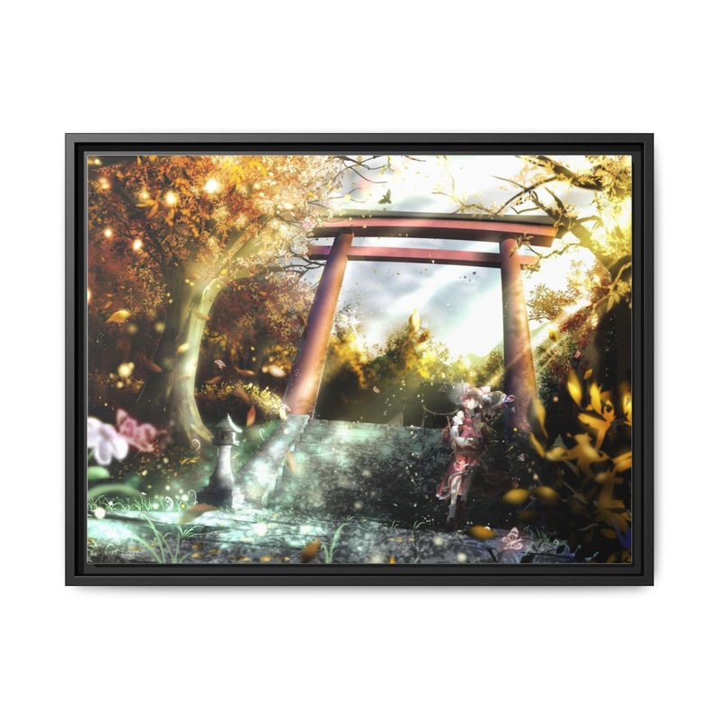 A soothing nature Canvas Framed Art Print