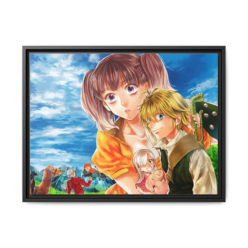 Adventure Awaits Canvas Framed Art Print