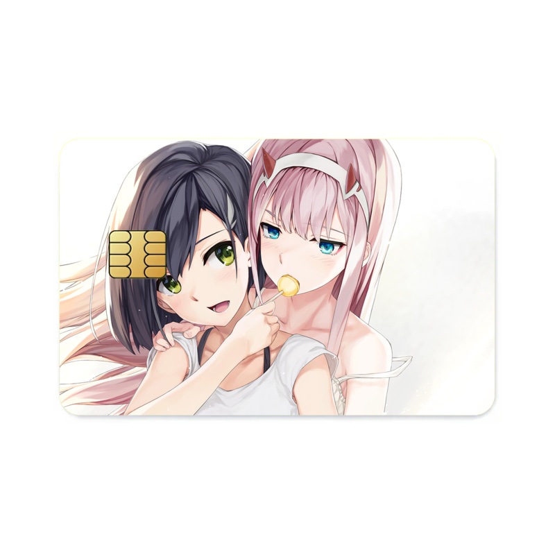 Zero Two and Ichigo  Credit Card Skins (4-in-1 Pack)