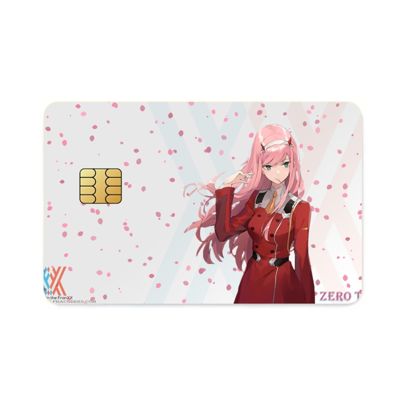 Zero Two Blossoms World  Credit Card Skins (4-in-1 Pack)
