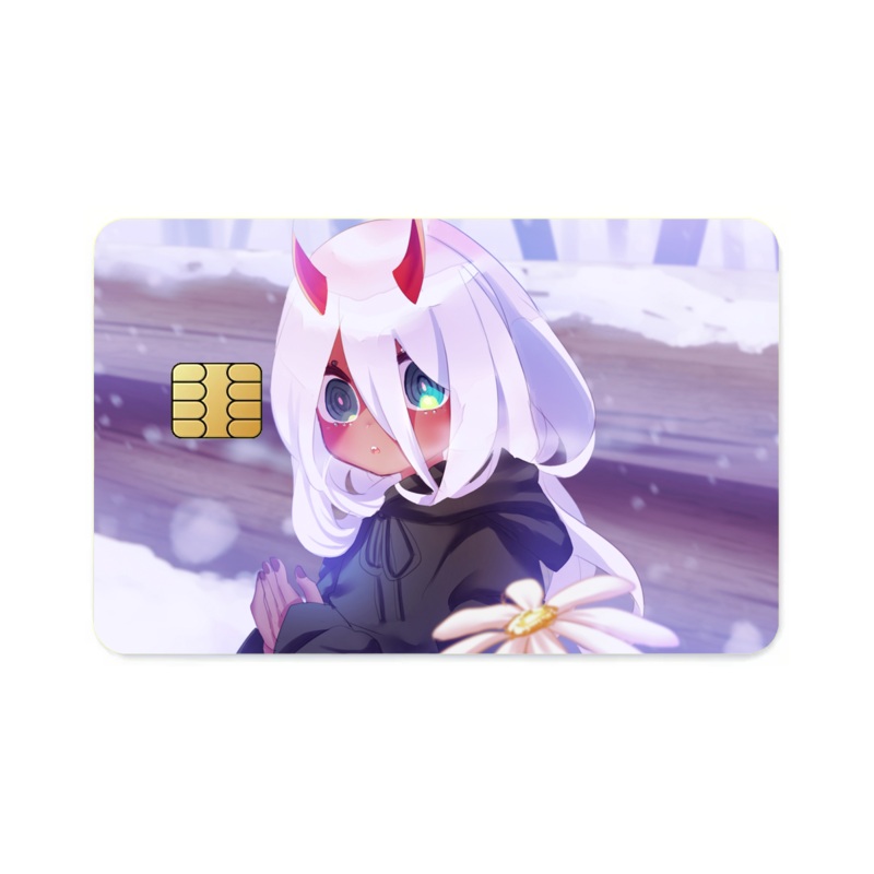 Zero Two Child  Credit Card Skins (4-in-1 Pack)