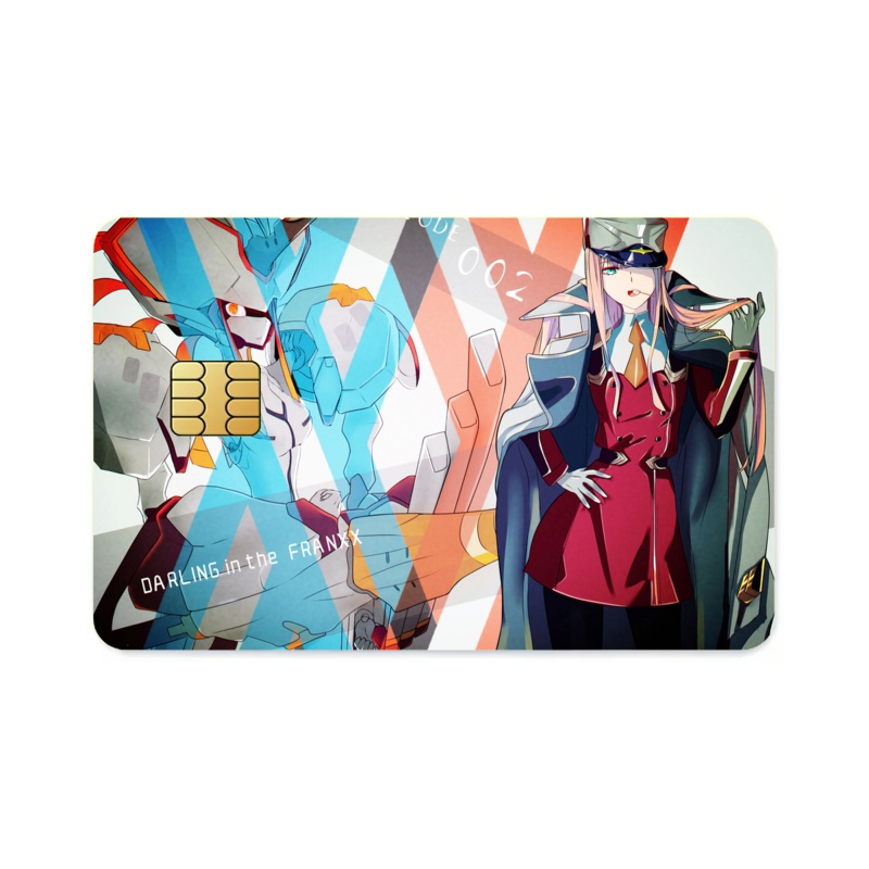 Zero Two  Credit Card Skins (4-in-1 Pack)