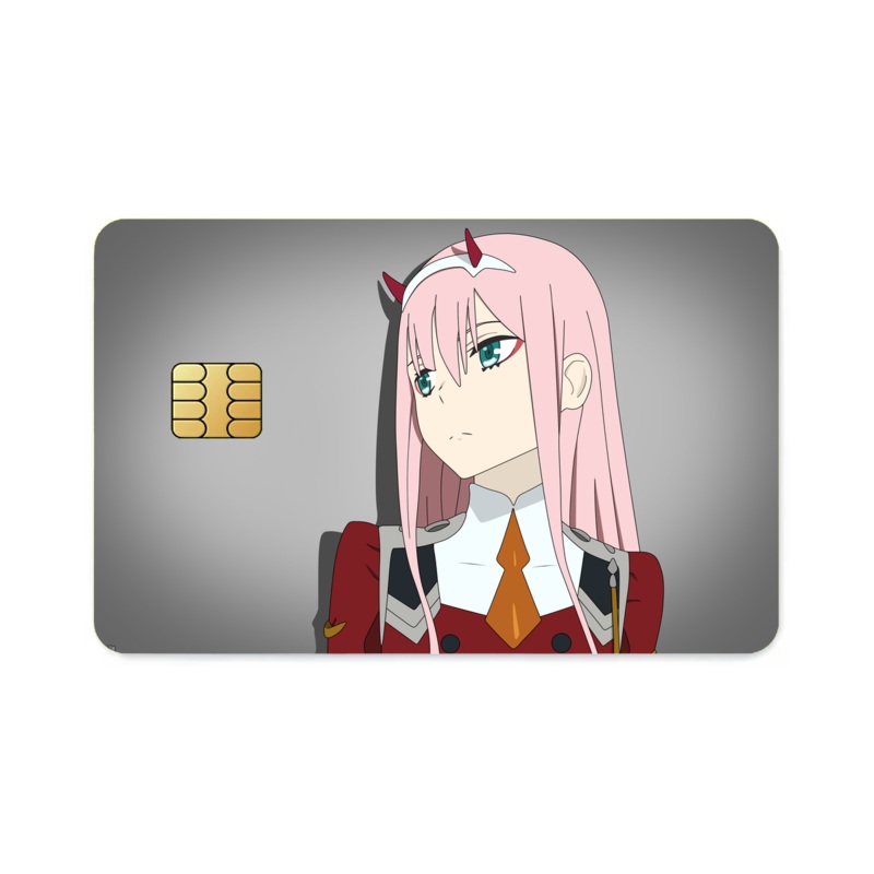 Zero Two, Darling in the FranXX!  Credit Card Skins (4-in-1 Pack)