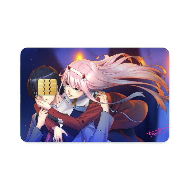 Zero Two,Hiro  Credit Card Skins (4-in-1 Pack)