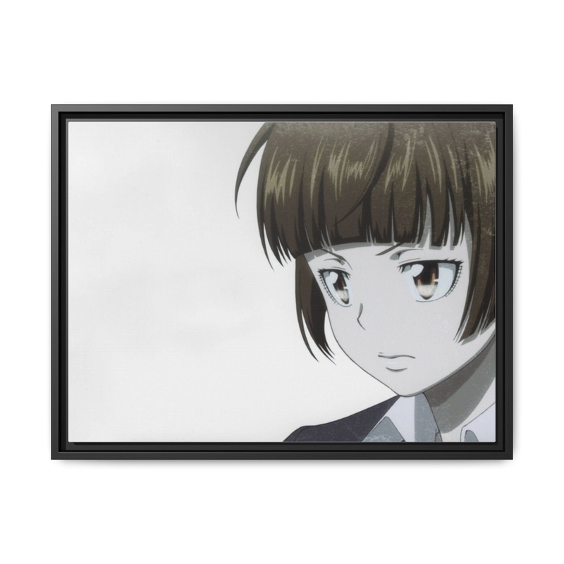 Akane Tsunemori Face Canvas Framed Art Print
