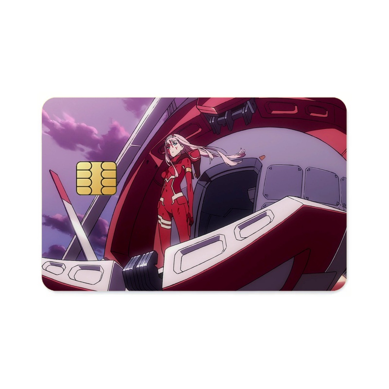 Zero Two’s Strelizia  Credit Card Skins (4-in-1 Pack)