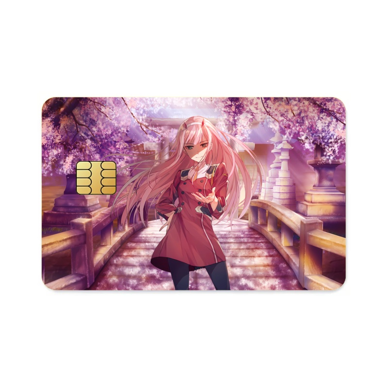 Zero Two Smile  Credit Card Skins (4-in-1 Pack)