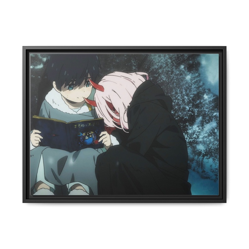 A little history Canvas Framed Art Print