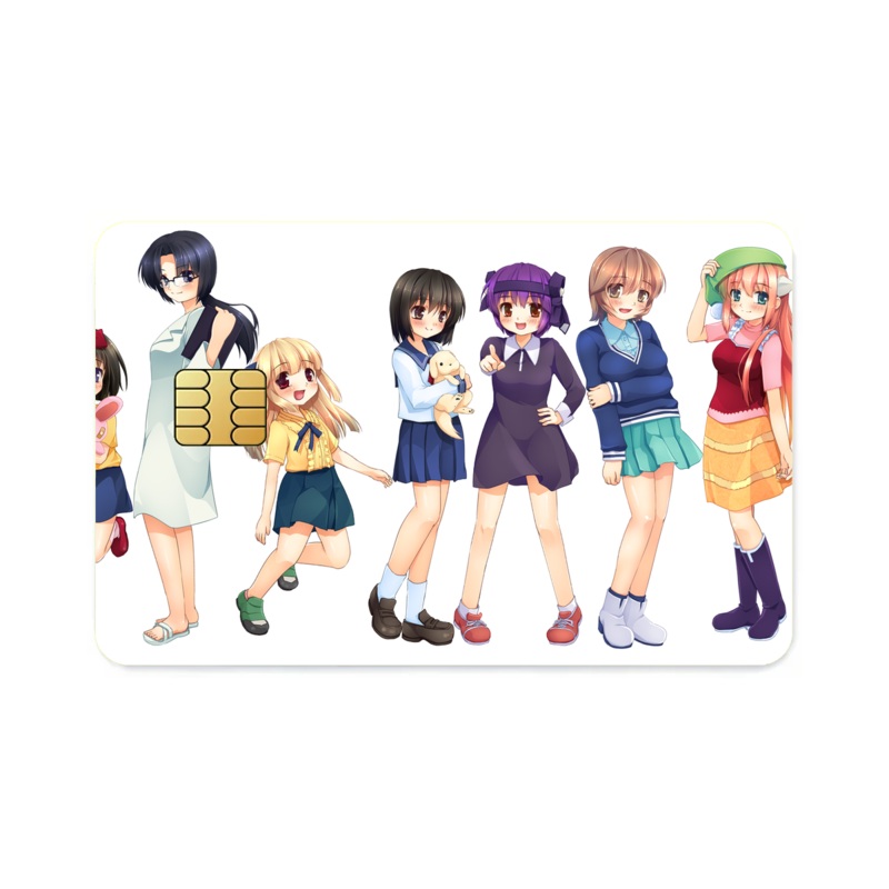 Anime Elfen Liedr Credit Card Skins (4-in-1 Pack)