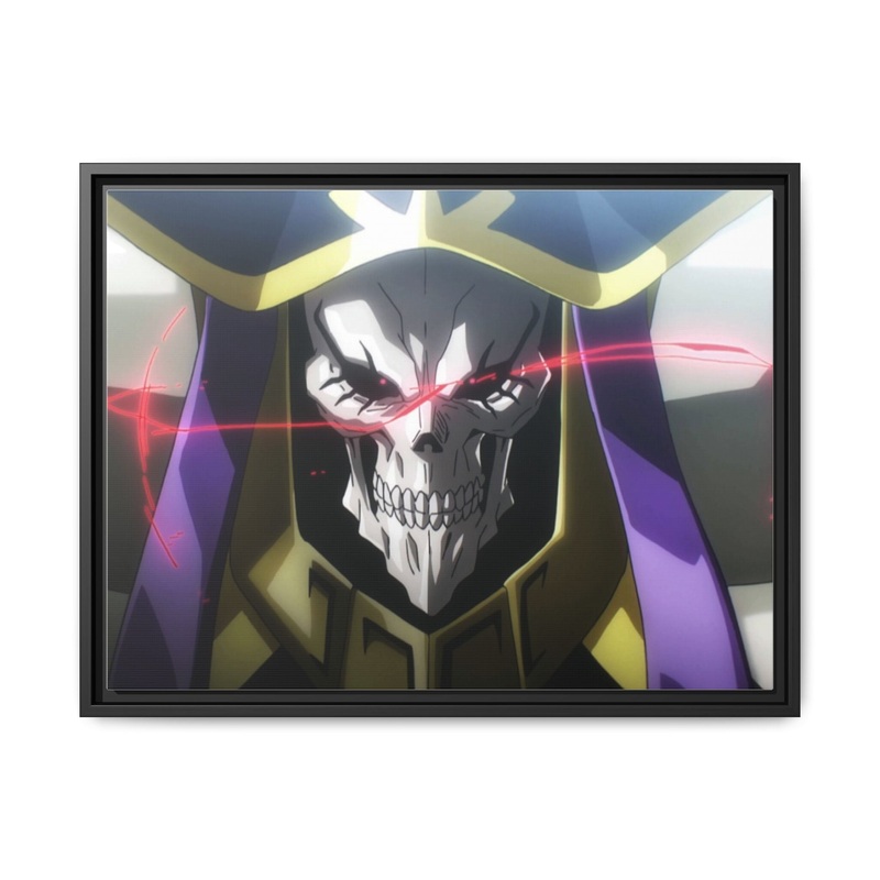 Ainz Ooal Gown Magic Caster Canvas Framed Art Print