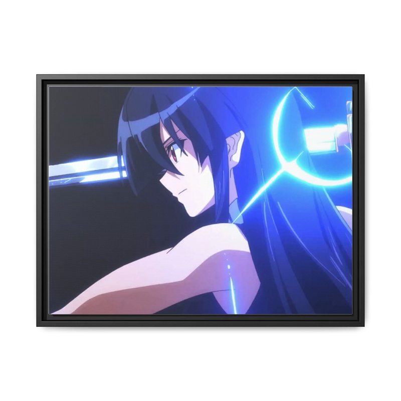 Akame ga Kill! Akame, Akame Ga Kill Canvas Framed Art Print