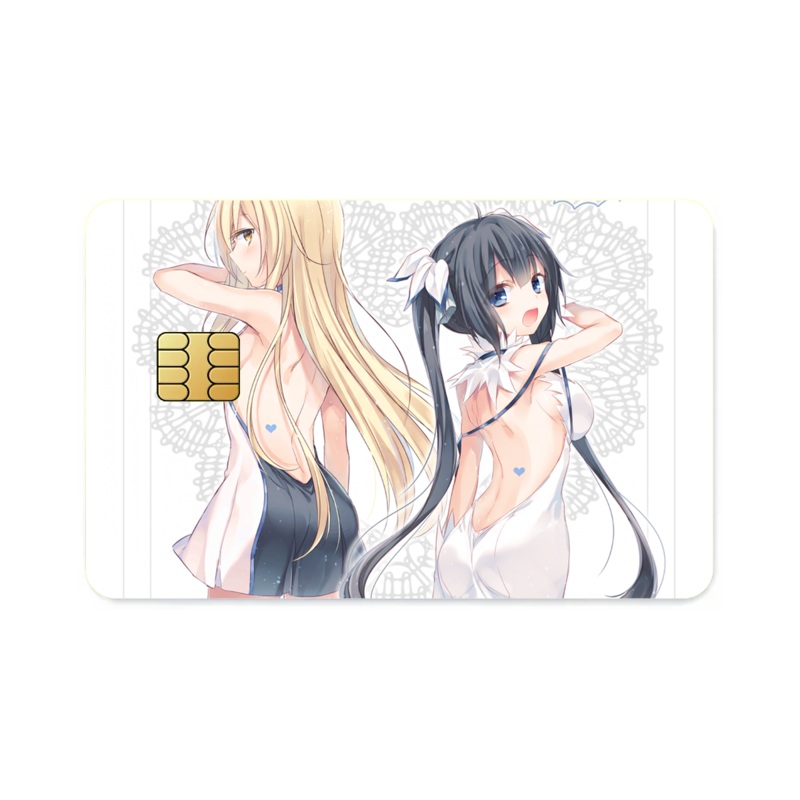 Aiz and Hestia Credit Card Skins (4-in-1 Pack)