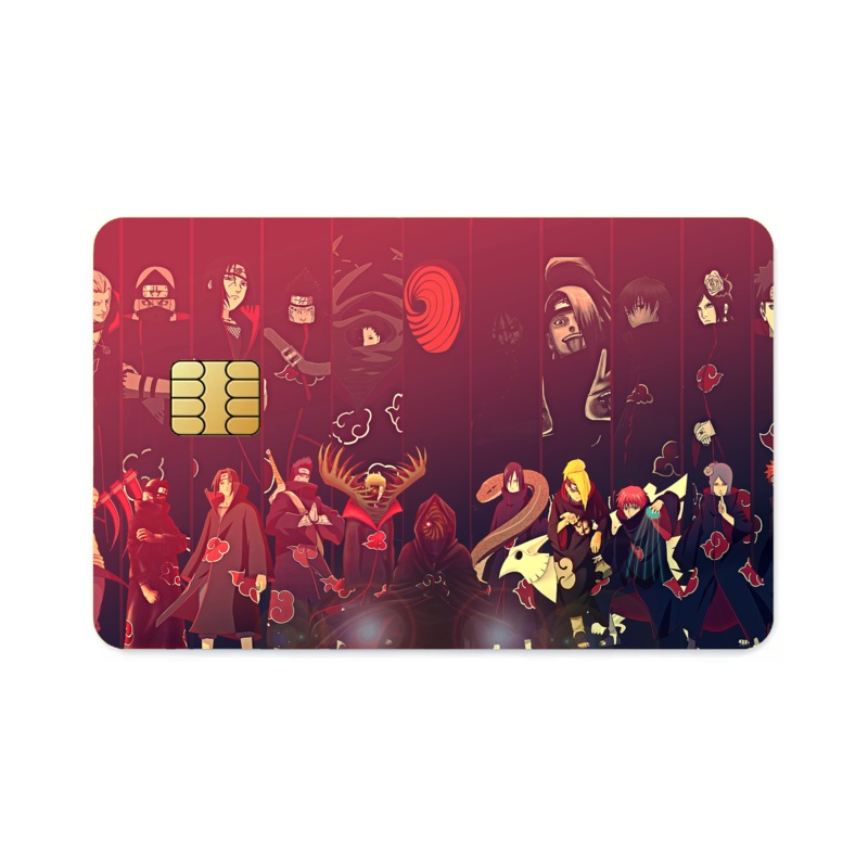 Akatsuki Members  Credit Card Skins (4-in-1 Pack)